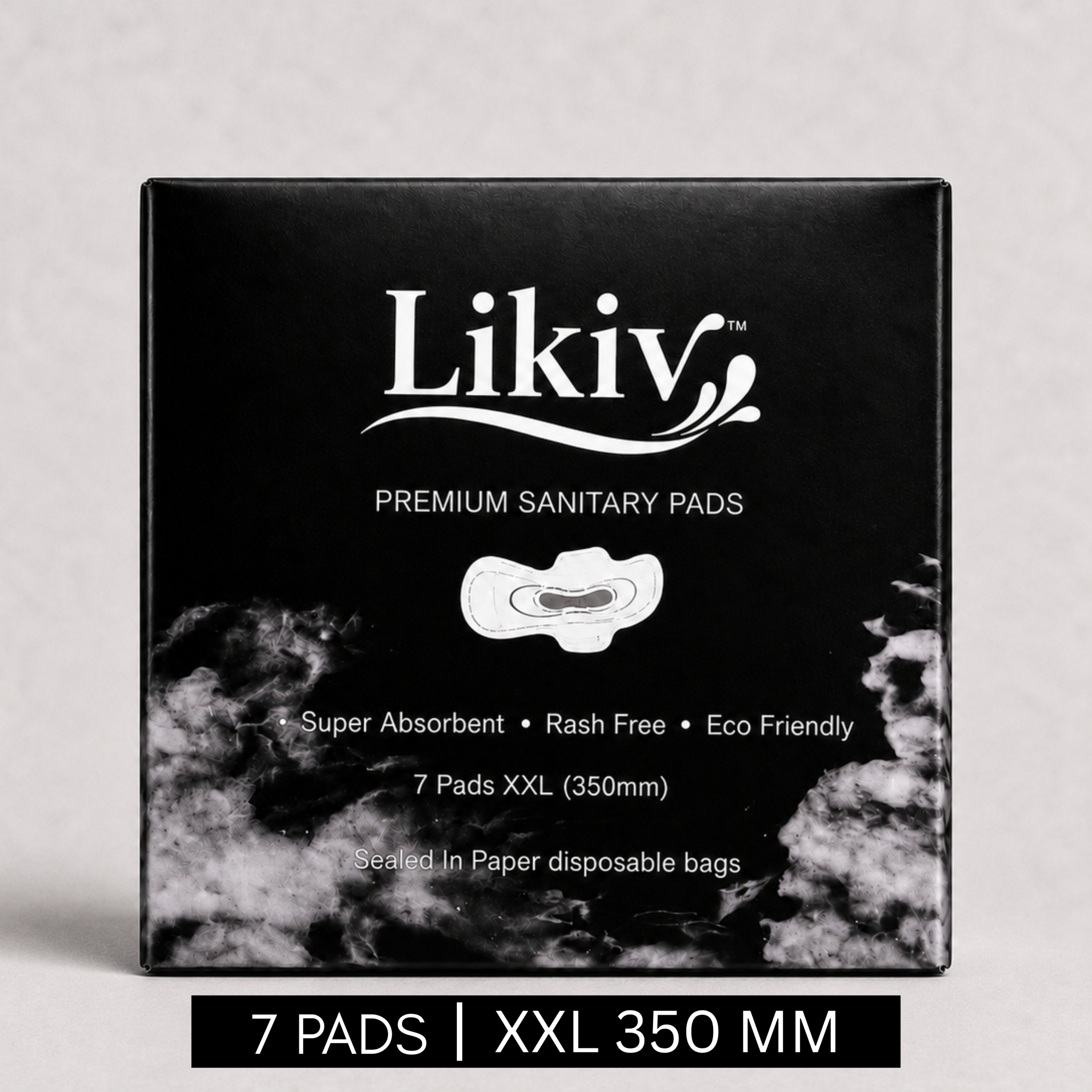 Likiv Premium Sanitary Pads-7 Pads XXL(350mm)