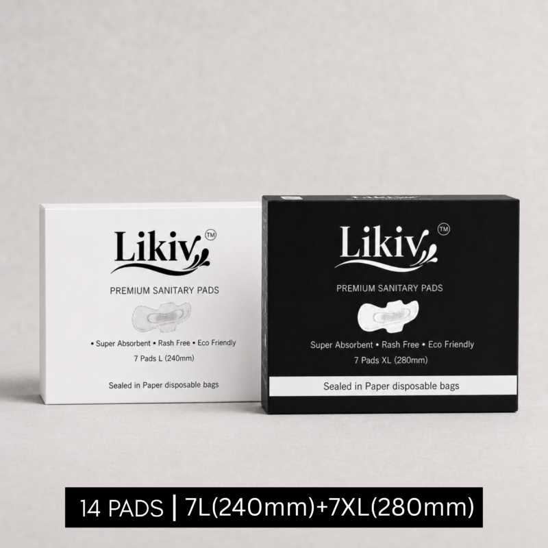 L XL Sanitary Pads Combo